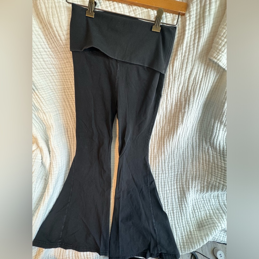 Aerie OG Fold Over Hi Rise Super Flare Size Small Short